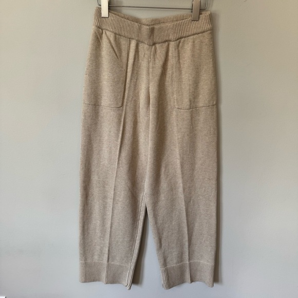 Free People Beach Solar Sweater Set Beige Oatmeal Knit Matching Cozy Set - Picture 6 of 8